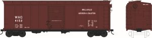 Bowser Train 41793 HO 40 Boxcar WAG #4152
