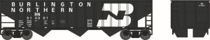 Bowser Train 41796 HO 70t 3-Bay 14-Panel Hopper BN (ex:GN) #514001
