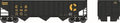 Bowser Train 41806 HO 70t 3-Bay 14-Panel Hopper Chessie C&O #139801