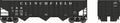 Bowser Train 41816 HO 70t 3-Bay 14-Panel Hopper Clinchfield #54804