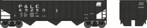 Bowser Train 41838 HO 70t 3-Bay 14-Panel Hopper P&LE-PC #69250
