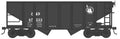 Bowser Train 43075 HO 55t 2-Bay Fishbelly Hopper CRP #67392 Blt.4-41
