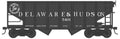 Bowser Train 43077 HO 55t 2-Bay Fishbelly Hopper D&H #5423 Blt.1-40