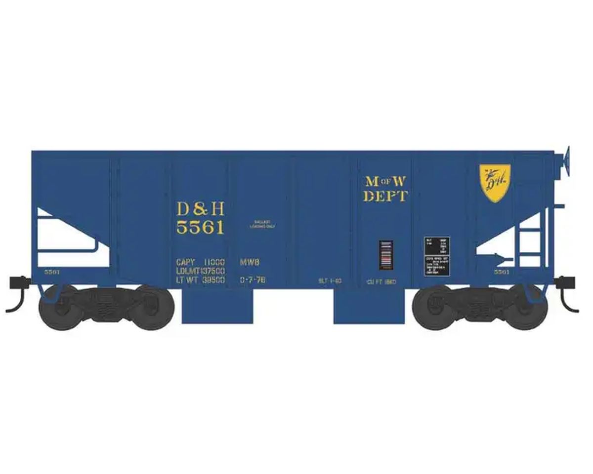 Bowser Train 43096 HO Ballast Hopper D&H #5684 Blt. 1-40