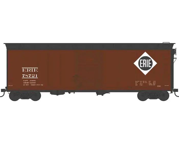 Bowser Train 43157 HO 40 Boxcar Erie #78721