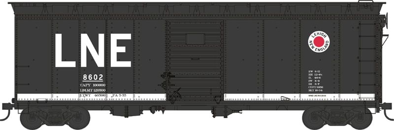 Bowser Train 43161 HO 40 Boxcar LNE #8608