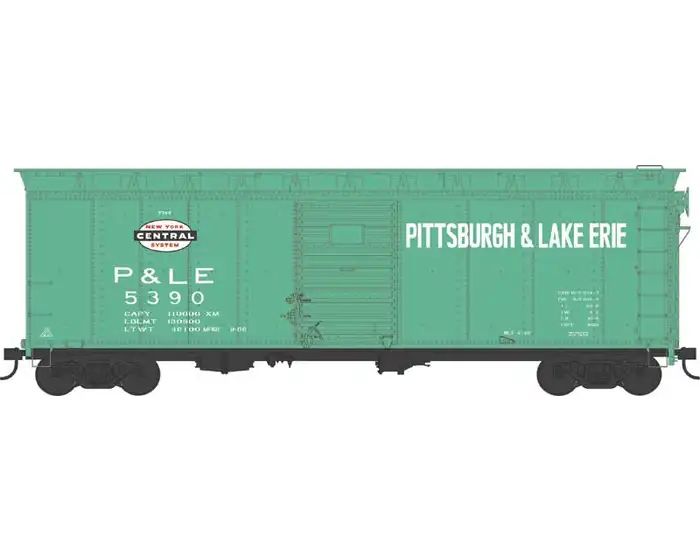 Bowser Train 43171 HO 40 Boxcar P&LE #5290/Jade Green
