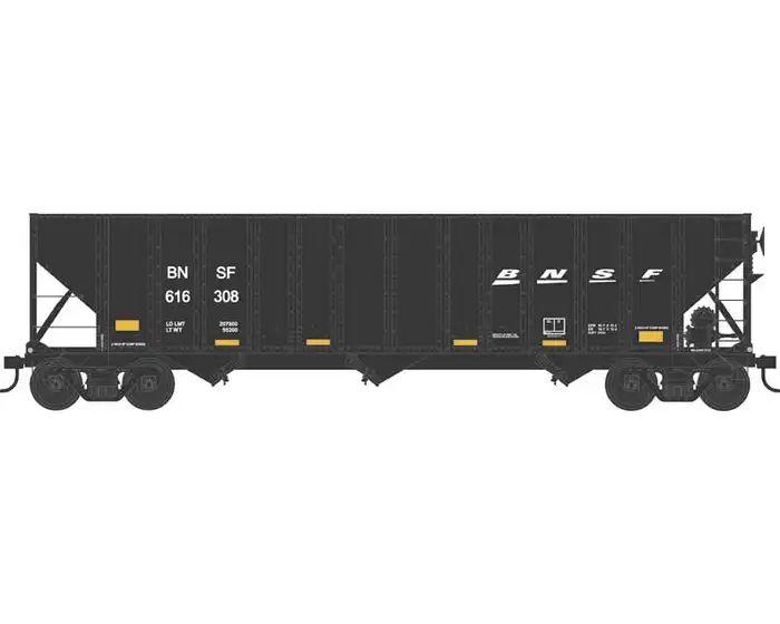 Bowser Train 43181 HO H-430 100t Hopper BNSF ex::SLSF #615186/blk
