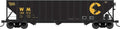 Bowser Train 43190 HO H-430 100t Hopper Chessie WM #188916