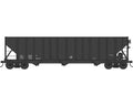 Bowser Model Trains BOW43199 HO H-430 100t Hopper Data Only/blk