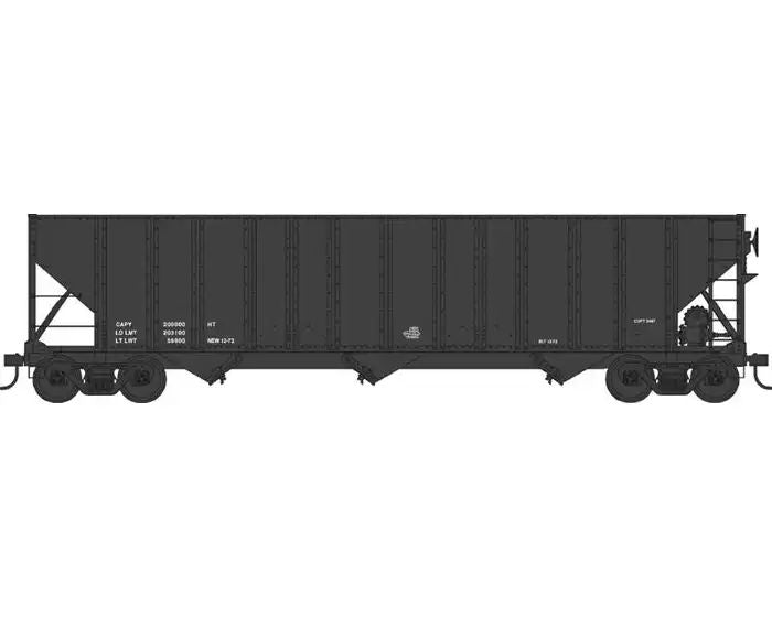 Bowser Model Trains BOW43199 HO H-430 100t Hopper Data Only/blk