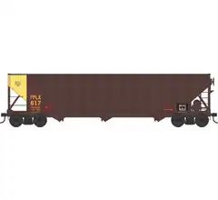 Bowser Model Trains BOW43226 HO H-430 100t Hopper PPLX #658/Yellow End
