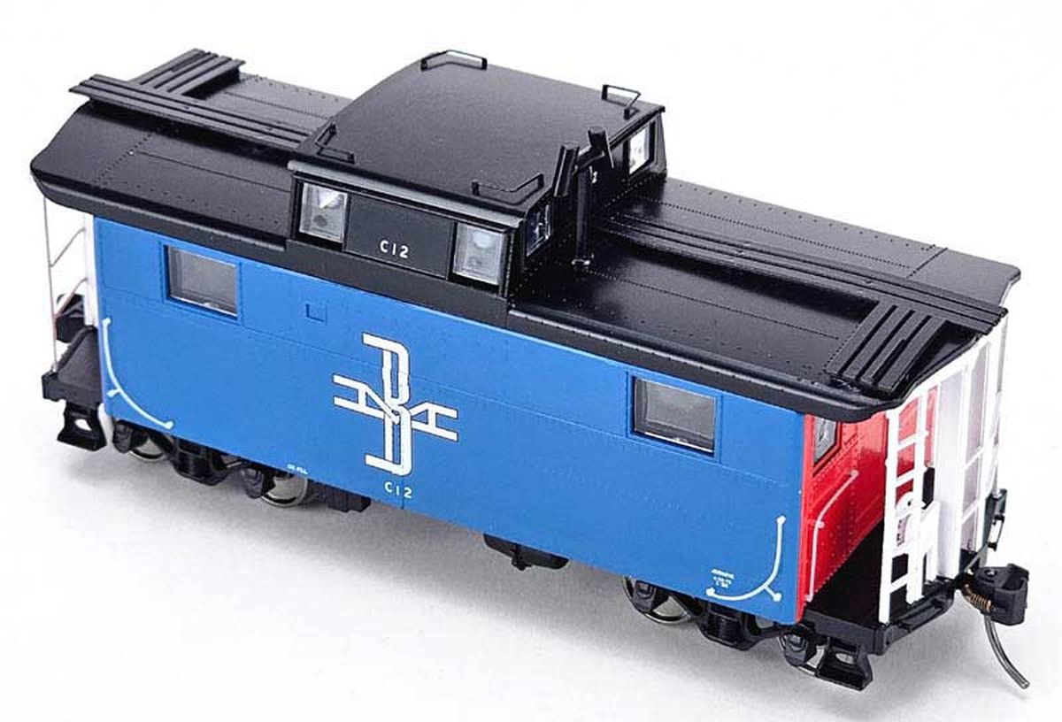 Bowser Train 43350 HO N-5 Caboose B&M #C16/blu Blt 1940 Rpkd 4-73