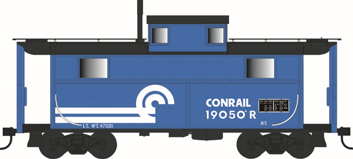 Bowser Train 43351 HO N-5 Caboose CR #19039 Blt 1-17 Rpkd 6-77