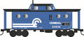Bowser Train 43379 HO N-5C Caboose CR #23036/blu Rpkd 5-76