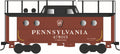 Bowser Train 43400 HO N-5C Caboose PRR #478013/Sh. Key. Pitts. Reg. w/Trainphon