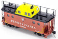 Bowser Train 43405 HO N-5C Caboose PRR #477955/Shadow Keystone w/Trainphone Rpk