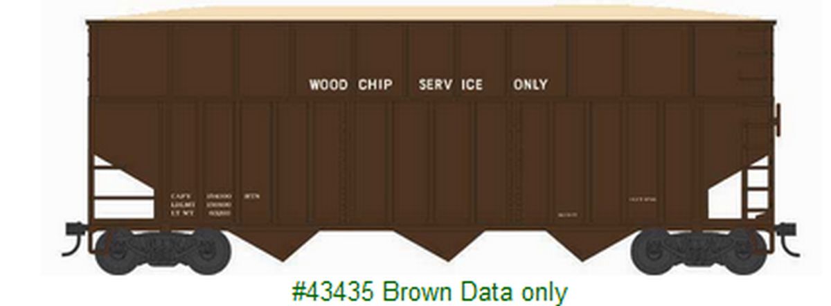Bowser Train 43436 HO L&N Wood Chip #30808