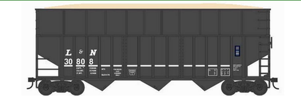Bowser Train 43438 HO L&N Wood Chip #30835