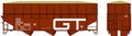 Bowser Train 60210 HO 70t Offset Wood Chip Hopper GTW #454003