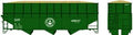 Bowser Train 60230 HO 70t Offset Wood Chip Hopper AD&N #121