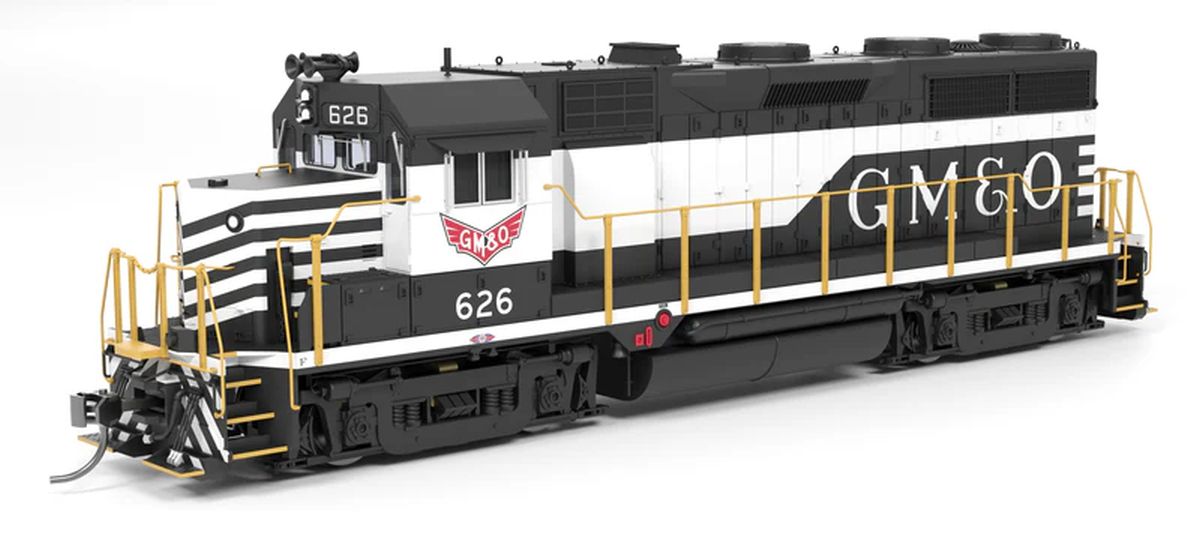 Broadway Limited Train 10014 HO EMD GP35 GM&O 633 As-Delivered Scheme P4 Diesel