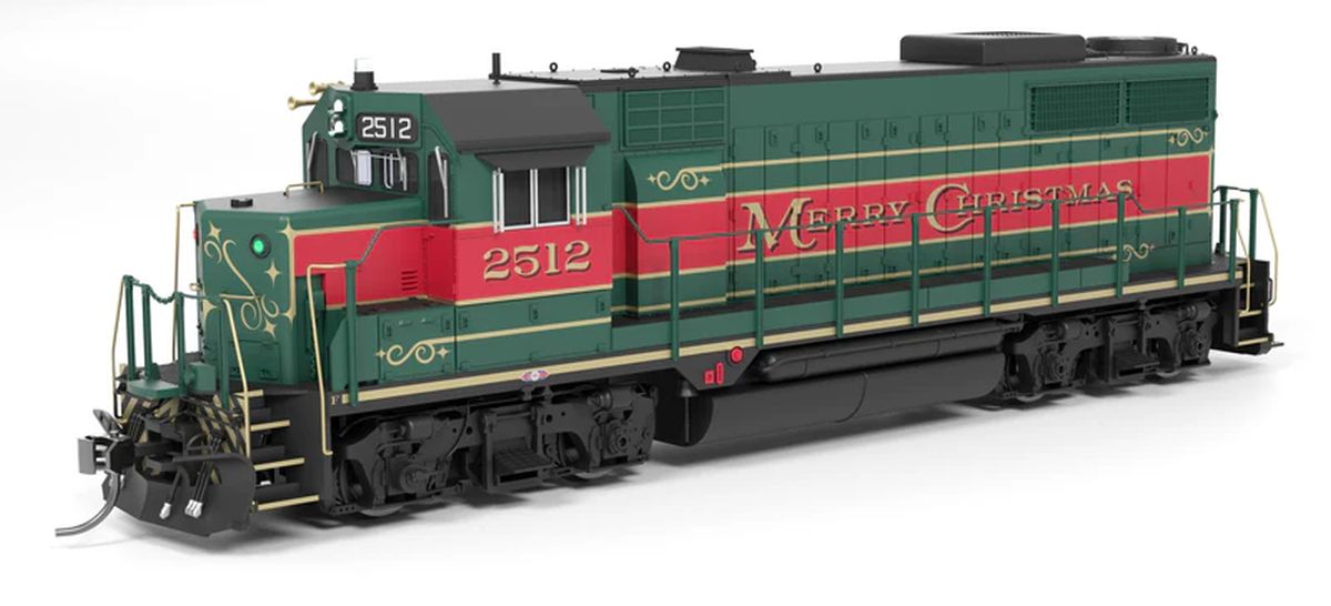 Broadway Limited Train 10025 HO EMD GP35 Christmas Holiday Scheme  P4 Diesel Sound/DC/DC