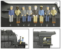 Broadway Limited Train 1004 HO Engineer & Fireman Figures/2pc