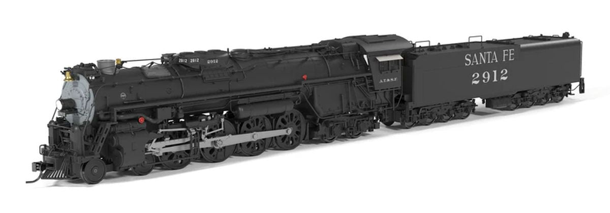 Broadway Limited 10102 HO ATSF Class 2900 4-8-4 #2912 As-Built Appearance P4 Steam  NEW - call for discount pricing!
