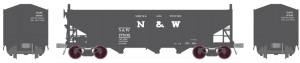 Broadway Limited Train 1723 HO H2a 3-Bay Hopper 6pk K N&W w/17  Letters