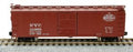 Broadway Limited Train 1756 HO NYC Steel Boxcar #118728/pre-1955 Roman/corrugated