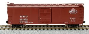 Broadway Limited Train 1756 HO NYC Steel Boxcar #118728/pre-1955 Roman/corrugated