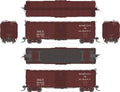 Broadway Limited Train 1761 HO B&A Steel Boxcar #50639/pre-1955 Roman/corrugated