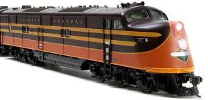 Broadway Limited Train 2340 HO E6A Diesel IC #4003/brn&org/DCC