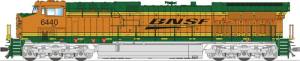 Broadway Limited Train 2463 HO AC6000CW Diesel BNSF #6440/Swoosh