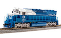 Broadway Limited Train 4286 HO P4 SD45 Diesel EMD Demo #4354/blu&wht DC/DCC Sound