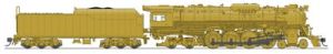 Broadway Limited Train 4910 HO P3 C&O J3a 4-8-4 Unlttrd Painted Brass Steam Loco DC/DCC