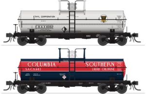 Broadway Limited Train 6474 HO 6000g Tank Car Variety 2pk/Ethyl Corp & Columbia SOU