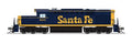 Broadway Limited Train 6610 N P4 Alco RSD-15 Diesel SF #829/blu&yel DC/DCC Sound