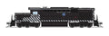 Broadway Limited Train 6612 N P4 Alco RSD-15 Diesel SF #806/Zebra Stripe DC/DCC Sound