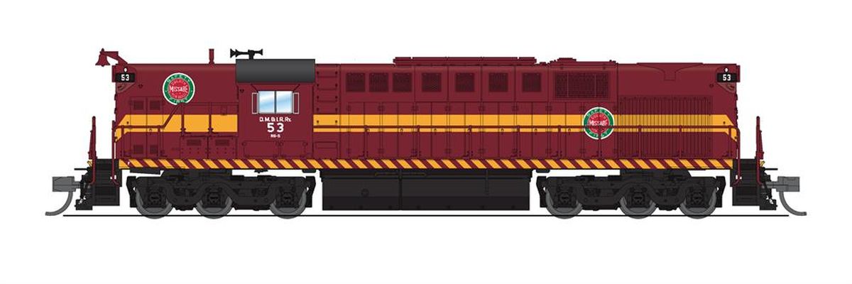 Broadway Limited Train 6617 N P4 Alco RSD-15 Diesel DM&IR #53/Maroon w/Broad Stripe DC/D