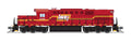 Broadway Limited Train 6618 N P4 Alco RSD-15 Diesel LS&I #2402/redyelwht DC/DCC Sound