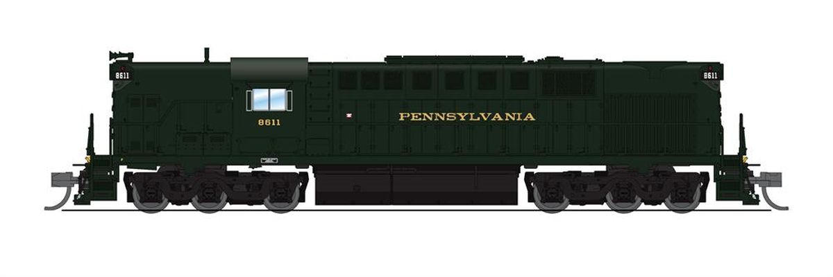 Broadway Limited Train 6622 N P4 Alco RSD-15 Diesel PRR #8611/As-Delivered DC/DCC Sound