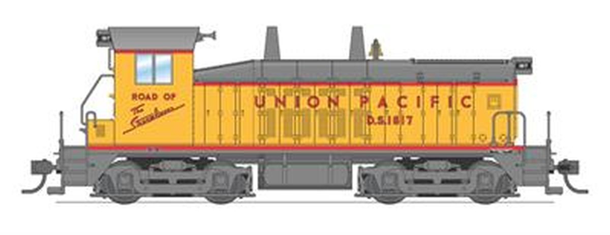 Broadway Limited Train 6755 HO P4 SW7 Diesel UP #1817/yelgryred /DC/DCC Sound