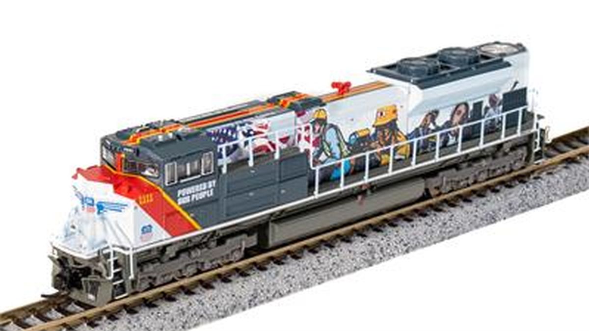 Broadway Limited Train 7029 N P4 SD70ACe Diesel UP #1111 Powered By Our People DC/DCC So