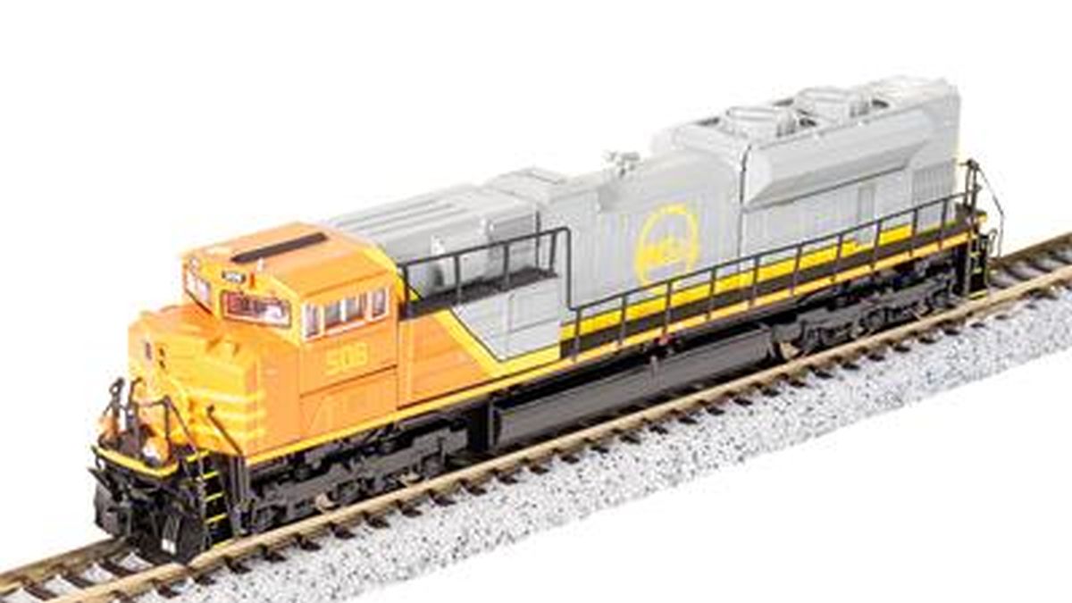 Broadway Limited Train 7039 N P4 SD70ACe Diesel QNS&L #506/org&gry DC/DCC Sound