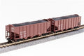 Broadway Limited Train 7151 N H2a 3-Bay Hopper 2pk B SF