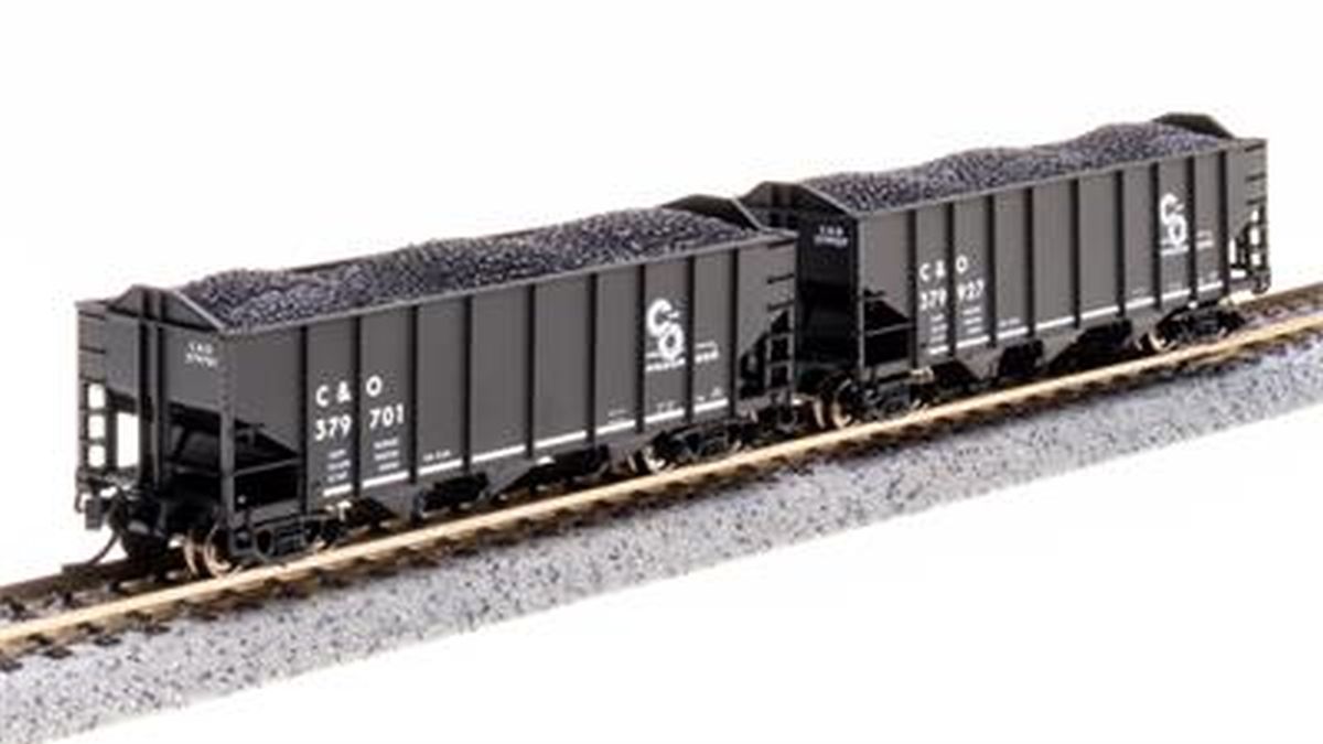 Broadway Limited Train 7153 N H2a 3-Bay Hopper 2pk B C&O