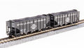 Broadway Limited Train 7158 N H2a 3-Bay Hopper 2pk A Appalachian Bituminous