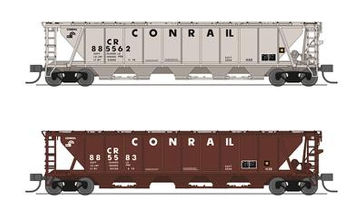Broadway Limited Train 7256 N H32 Covered Hopper 2pk CR Variety